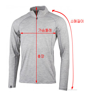 사이즈 차트 가이드 이미지